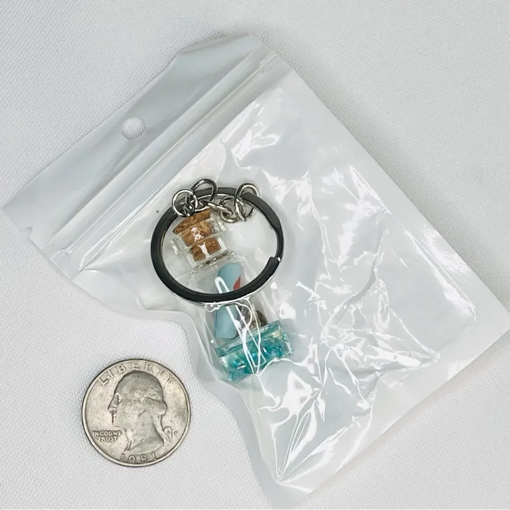 Message in a Bottle Keychain